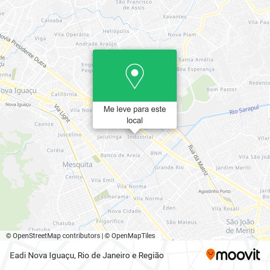 Eadi Nova Iguaçu mapa