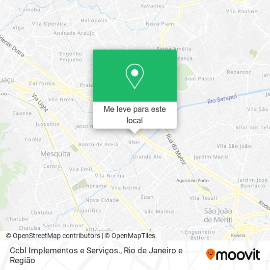 Ccbl Implementos e Serviços. mapa
