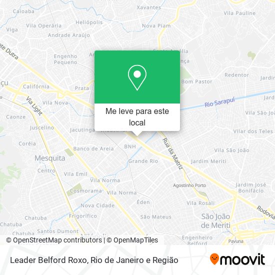 Leader Belford Roxo mapa