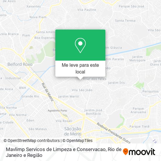 Mavlimp Servicos de Limpeza e Conservacao mapa