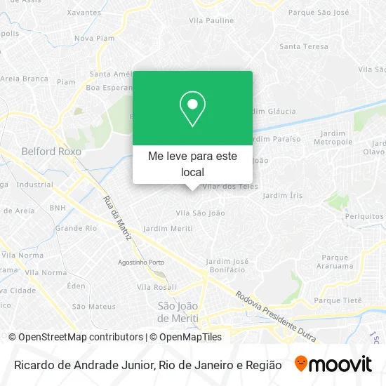 Ricardo de Andrade Junior mapa