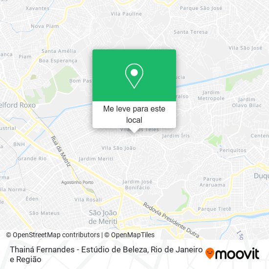 Thainá Fernandes - Estúdio de Beleza mapa
