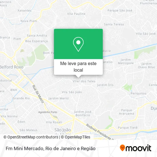 Fm Mini Mercado mapa