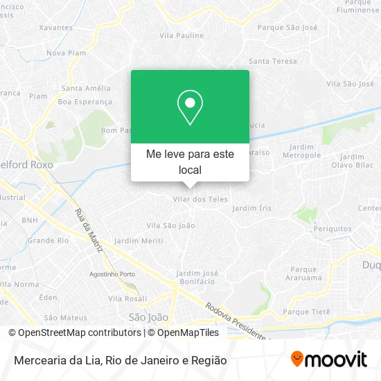 Mercearia da Lia mapa