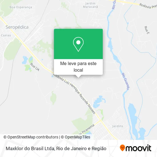 Maxklor do Brasil Ltda mapa