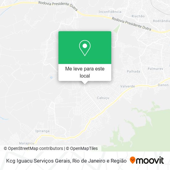 Kcg Iguacu Serviços Gerais mapa