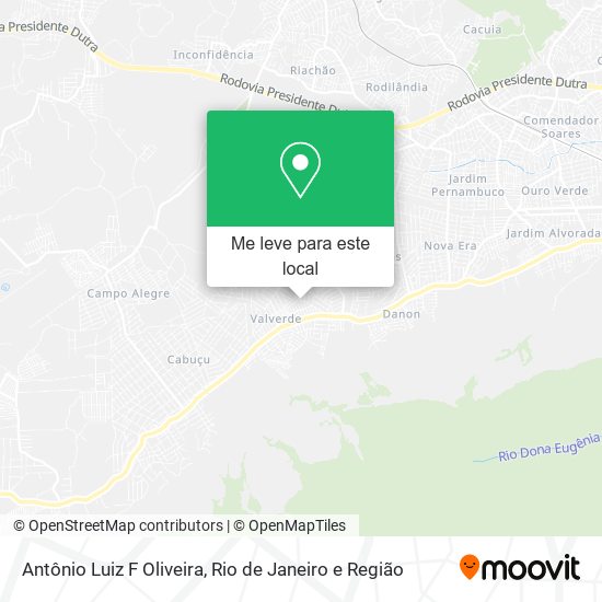 Antônio Luiz F Oliveira mapa