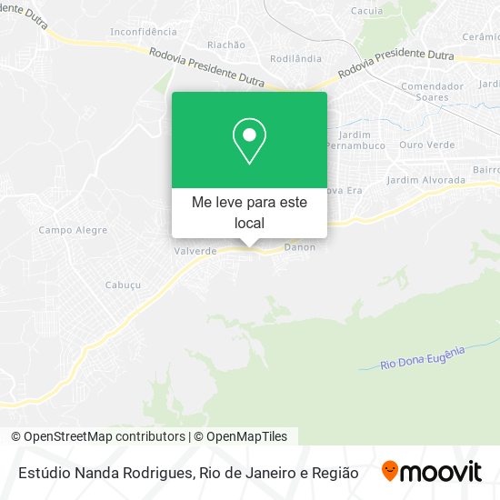 Estúdio Nanda Rodrigues mapa