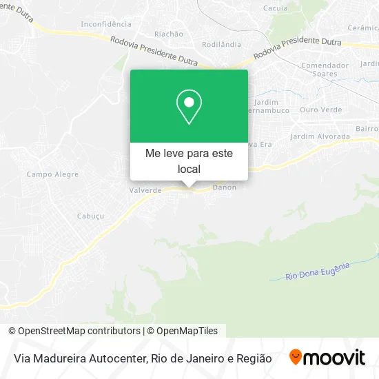 Via Madureira Autocenter mapa