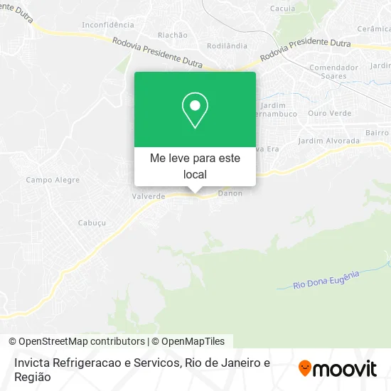Invicta Refrigeracao e Servicos mapa