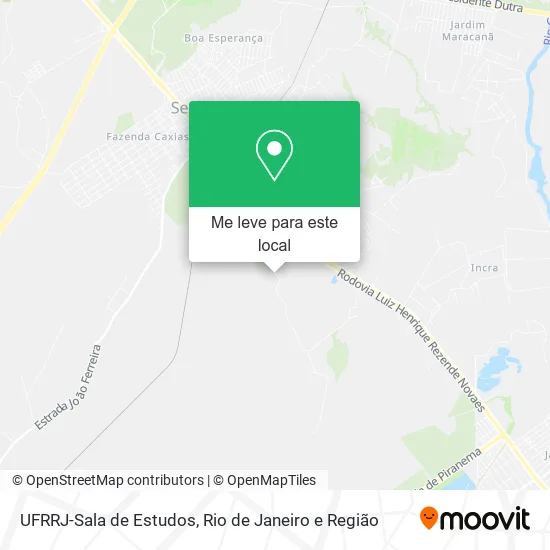 UFRRJ-Sala de Estudos mapa