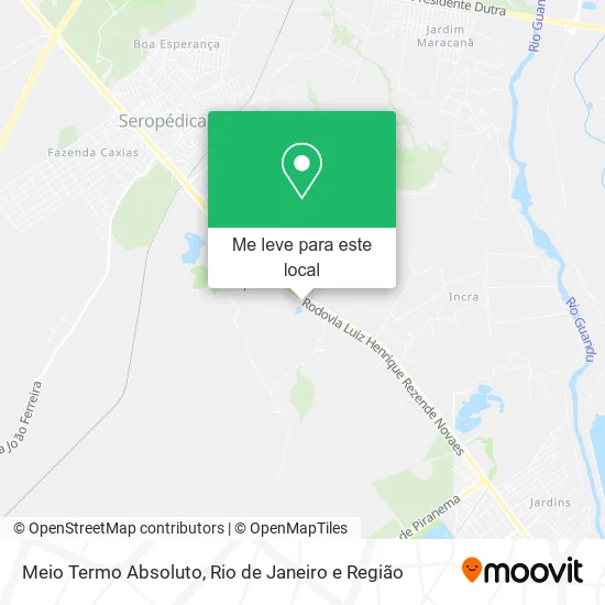 Meio Termo Absoluto mapa