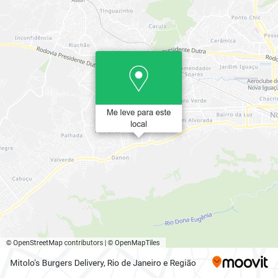 Mitolo's Burgers Delivery mapa