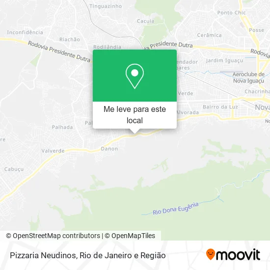 Pizzaria Neudinos mapa