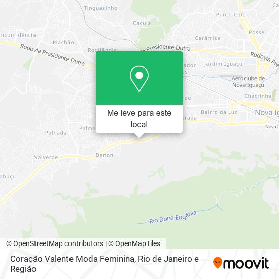 Coração Valente Moda Feminina mapa
