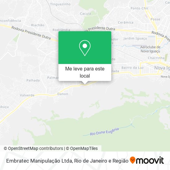 Embratec Manipulação Ltda mapa