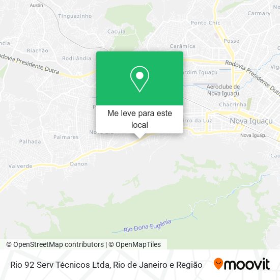 Rio 92 Serv Técnicos Ltda mapa