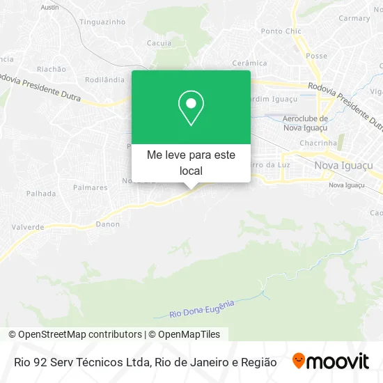 Rio 92 Serv Técnicos Ltda mapa