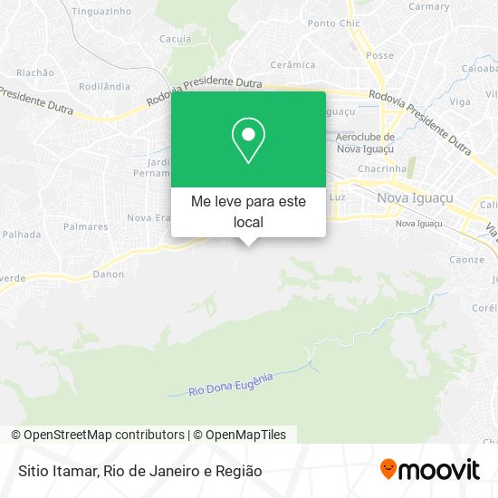 Sitio Itamar mapa