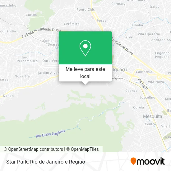 Star Park mapa