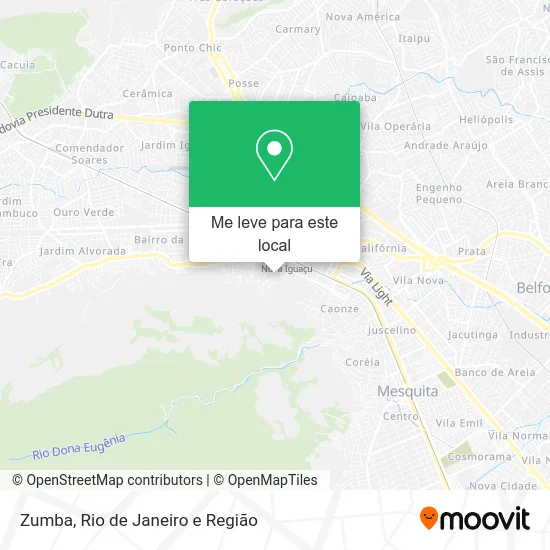 Zumba mapa