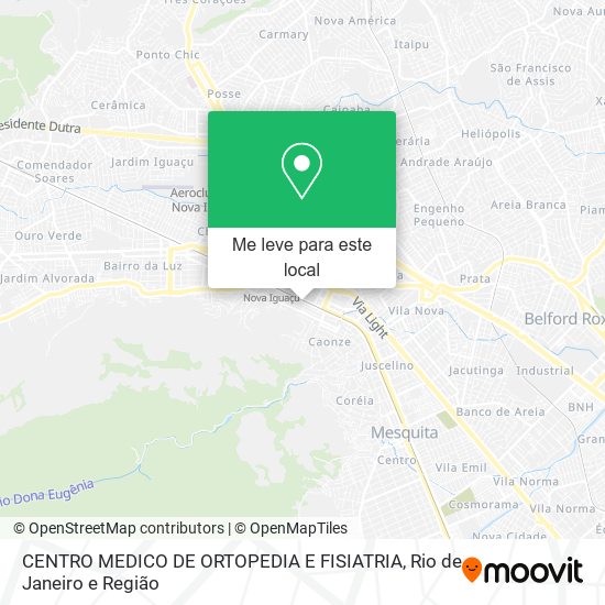 CENTRO MEDICO DE ORTOPEDIA E FISIATRIA mapa