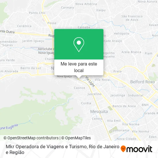 Mkr Operadora de Viagens e Turismo mapa