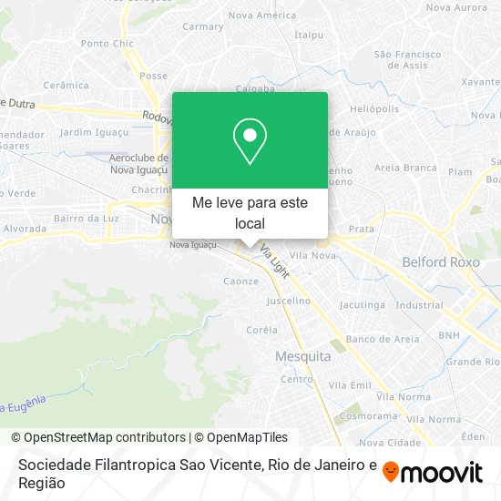 Sociedade Filantropica Sao Vicente mapa