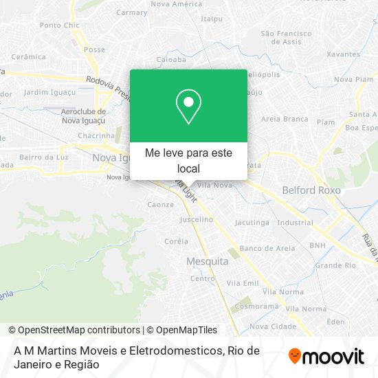 A M Martins Moveis e Eletrodomesticos mapa