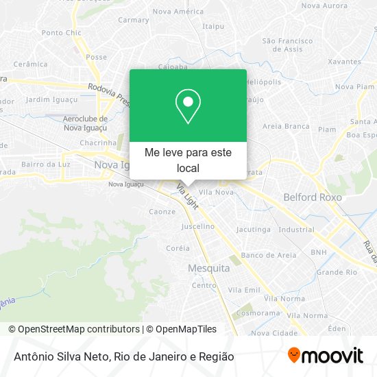Antônio Silva Neto mapa