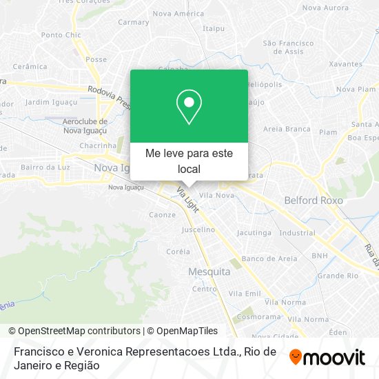 Francisco e Veronica Representacoes Ltda. mapa