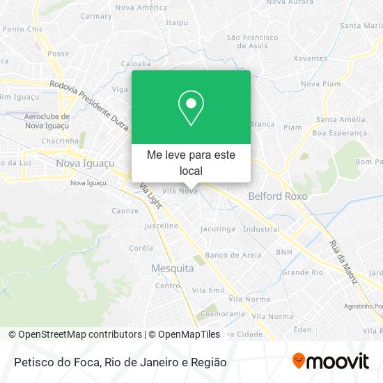 Petisco do Foca mapa
