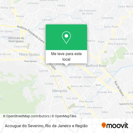 Acougue do Severino mapa