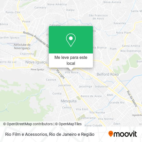 Rio Film e Acessorios mapa