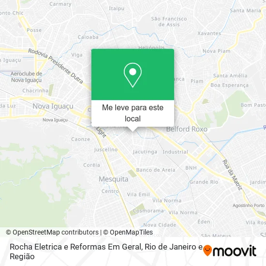 Rocha Eletrica e Reformas Em Geral mapa