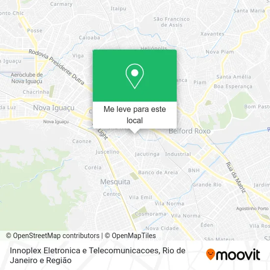 Innoplex Eletronica e Telecomunicacoes mapa