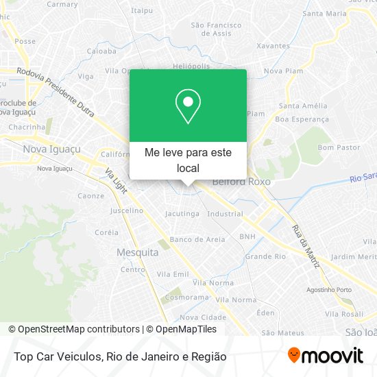 Top Car Veiculos mapa