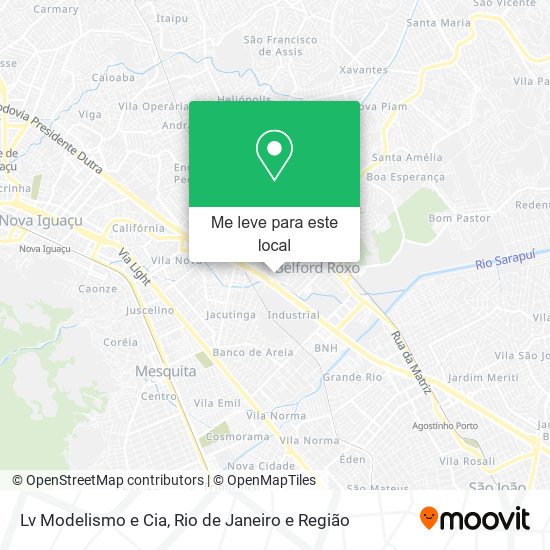 Lv Modelismo e Cia mapa
