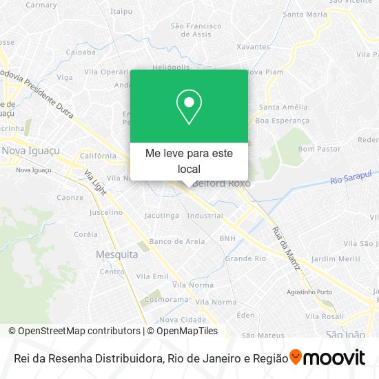 Rei da Resenha Distribuidora mapa