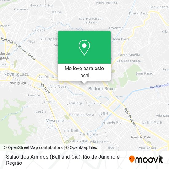 Salao dos Amigos (Ball and Cia) mapa