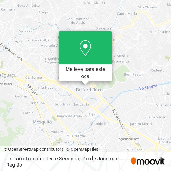 Carraro Transportes e Servicos mapa