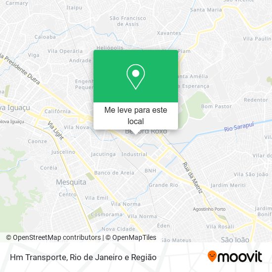 Hm Transporte mapa