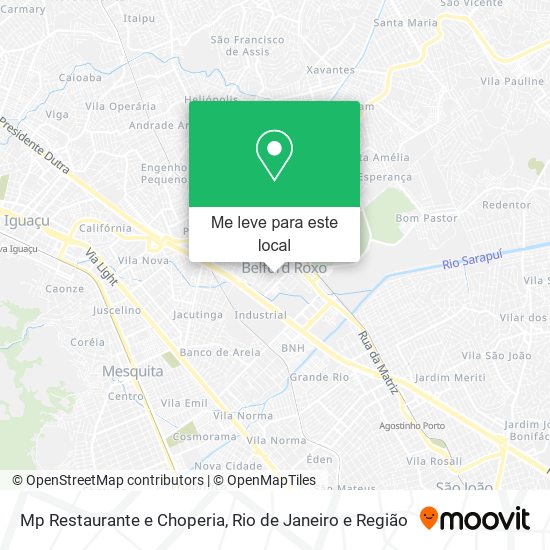 Mp Restaurante e Choperia mapa