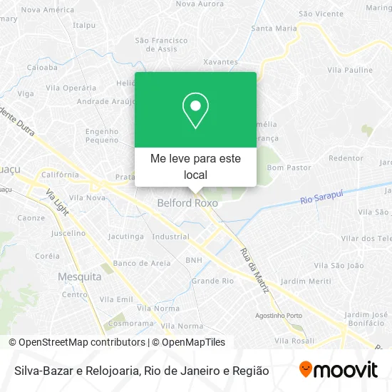 Silva-Bazar e Relojoaria mapa