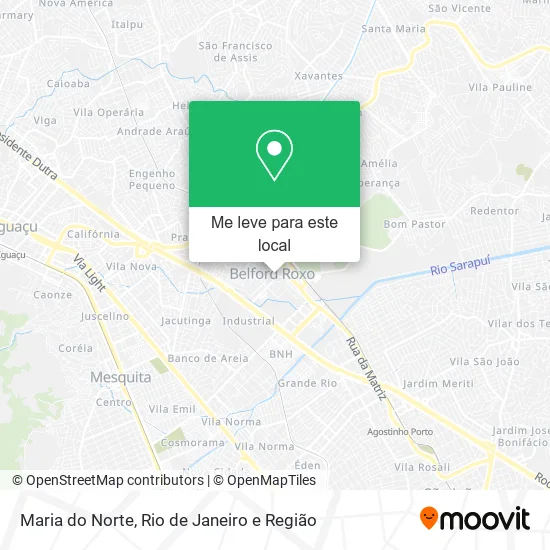 Maria do Norte mapa