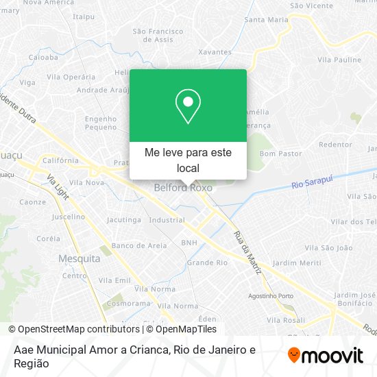 Aae Municipal Amor a Crianca mapa