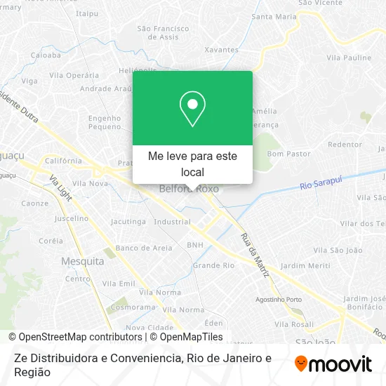 Ze Distribuidora e Conveniencia mapa