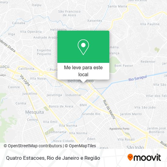 Quatro Estacoes mapa