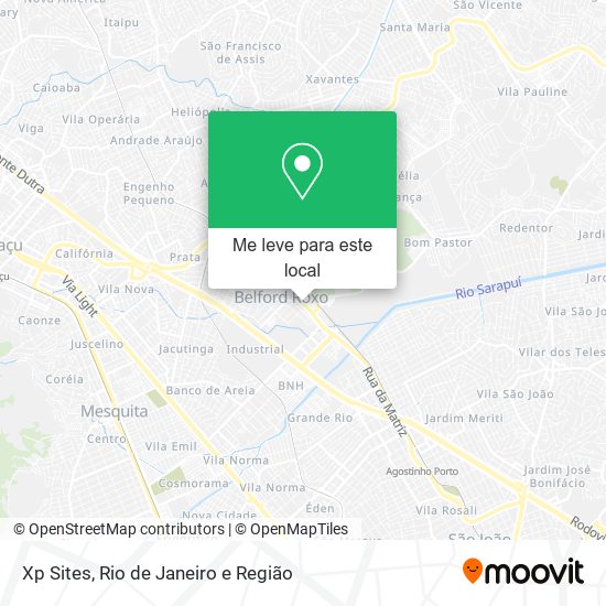 Xp Sites mapa