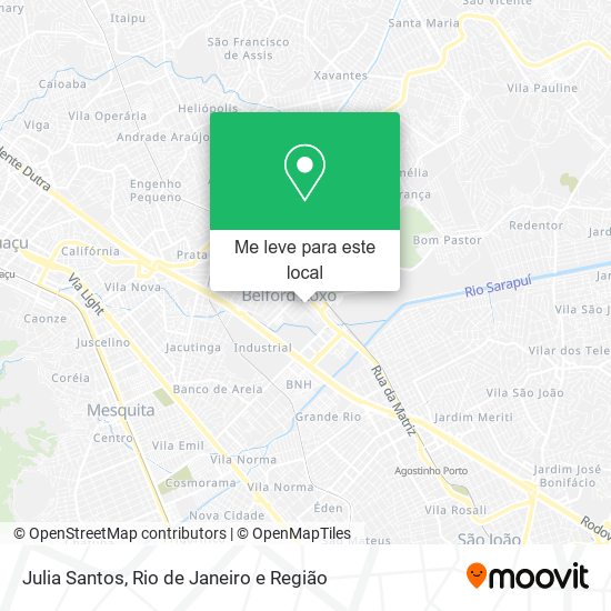 Julia Santos mapa